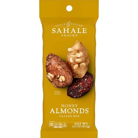 Sahale Snacks Sahale Glazed Honey Almonds Mix 1.5 oz., PK108 4899600010